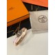 Special Grade Replica Hermes Mini Clic Anchor Chain Bracelet, Pink Clone Sale