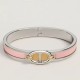 Special Grade Replica Hermes Mini Clic Anchor Chain Bracelet, Pink Clone Sale