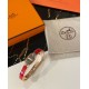 Special Grade Replica Hermes Mini Clic Anchor Chain Bracelet, Red Clone Sale