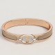 Special Grade Replica Hermes Mini Clic Anchor Chain Bracelet, Sand Clone Sale