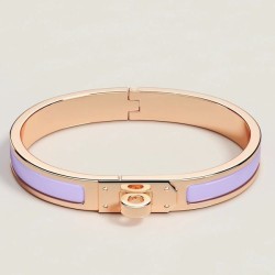 Special Grade Replica Hermes Mini Clic Kelly Bracelet, Purple Clone Sale