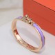 Special Grade Replica Hermes Mini Clic Kelly Bracelet, Purple Clone Sale
