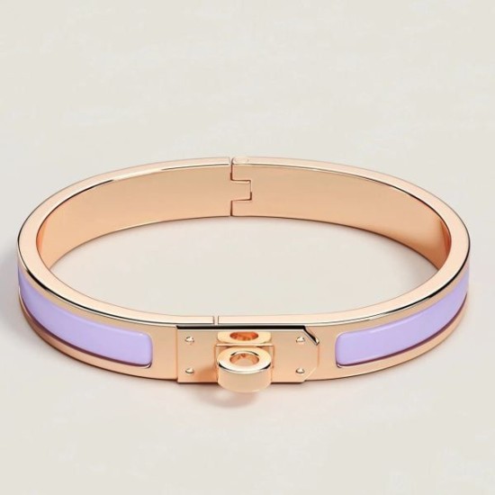 Special Grade Replica Hermes Mini Clic Kelly Bracelet, Purple Clone Sale