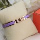 Special Grade Replica Hermes Mini Clic Kelly Bracelet, Purple Clone Sale