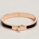 Special Grade Replica Hermes Mini Clic Kelly Bracelet, Black Clone Sale
