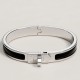 Special Grade Replica Hermes Mini Clic Kelly Bracelet, Black Clone Sale