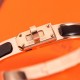 Special Grade Replica Hermes Mini Clic Kelly Bracelet, Black Clone Sale