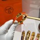 Special Grade Replica Hermes Mini Clic Kelly Bracelet, Orange Clone Sale