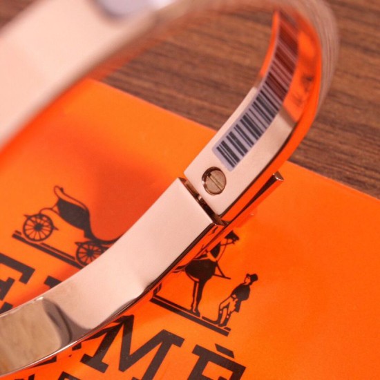 Special Grade Replica Hermes Mini Clic Kelly Bracelet, Orange Clone Sale