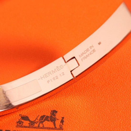 Special Grade Replica Hermes Mini Clic Kelly Bracelet, Orange Clone Sale