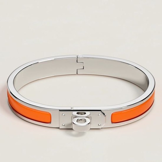 Special Grade Replica Hermes Mini Clic Kelly Bracelet, Orange Clone Sale