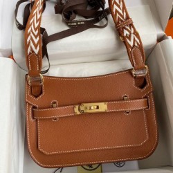 Special Grade Replica Hermes Jypsiere Mini brown calfskin bag Clone Sale
