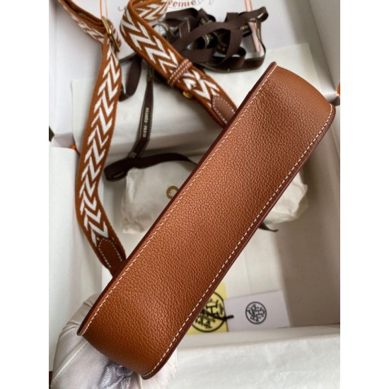 Special Grade Replica Hermes Jypsiere Mini brown calfskin bag Clone Sale