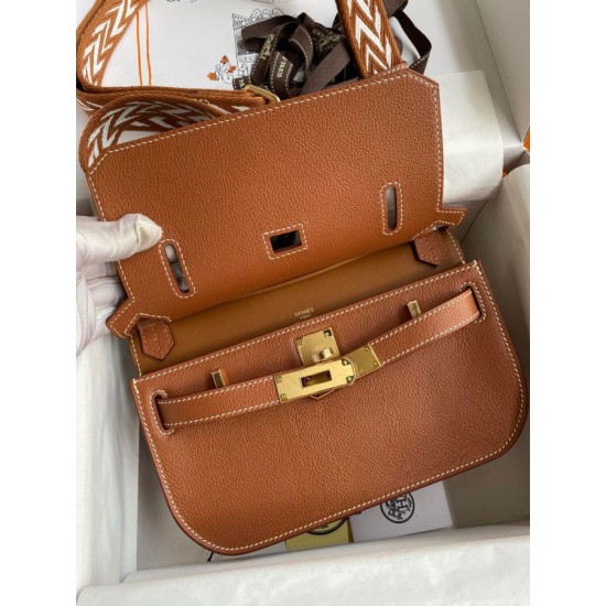 Special Grade Replica Hermes Jypsiere Mini brown calfskin bag Clone Sale