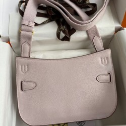 Special Grade Replica Hermes Jypsiere Mini light mauve calfskin bag Clone Sale