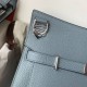 Special Grade Replica Hermes Jypsiere 28 handmade blue clemence bag Clone Sale