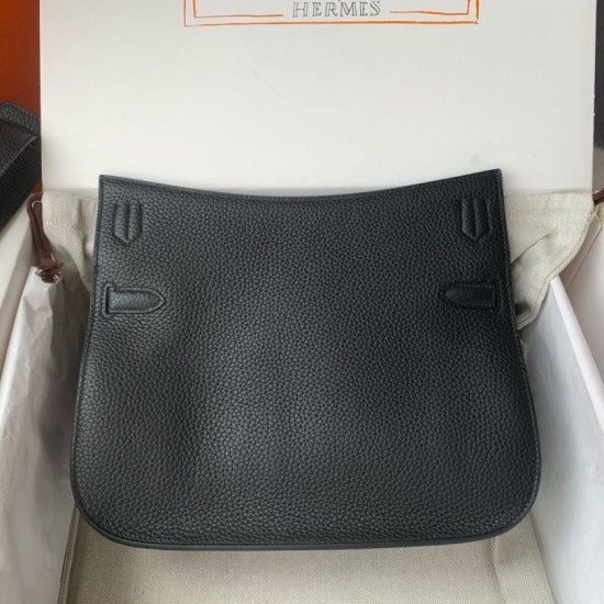 Special Grade Replica Hermes Jypsiere 28 handmade black clemence bag Clone Sale