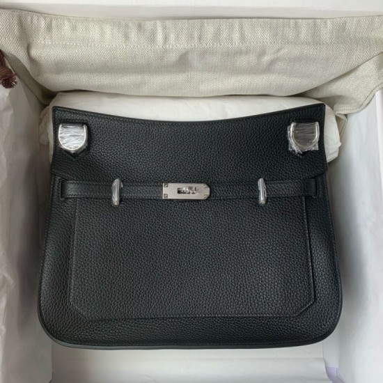 Special Grade Replica Hermes Jypsiere 28 handmade black clemence bag Clone Sale