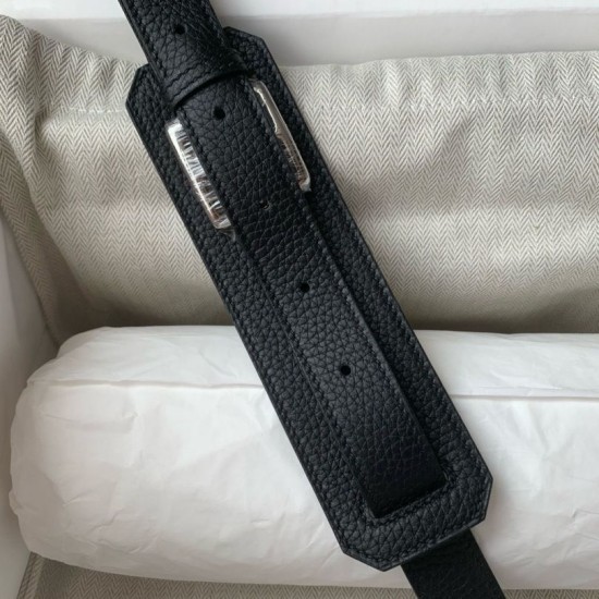 Special Grade Replica Hermes Jypsiere 28 handmade black clemence bag Clone Sale