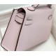 Special Grade Replica Hermes Kelly Mini II Bag in Pale Mauve Epsom with Gold Hardware Clone Sale