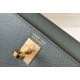 Special Grade Replica Hermes Kelly Mini II Bag in Green Almond Epsom with Gold Hardware Clone Sale