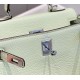 Special Grade Replica Hermes Kelly 20cm/25cm Green Clemence Bag Clone Sale