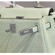 Special Grade Replica Hermes Kelly 20cm/25cm Green Clemence Bag Clone Sale
