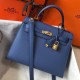 Special Grade Replica Hermes Kelly 25cm Sellier Blue Epsom Bag Clone Sale
