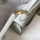 Special Grade Replica Hermes Kelly 25cm Sellier White Epsom Bag Clone Sale
