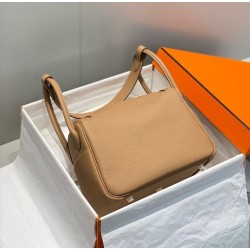Special Grade Replica Hermes Lindy 26 bag cm camel with gold hardware Clone Sale