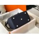 Special Grade Replica Hermes Lindy 26 cm bag in navy blue with gold hardware Clone Sale