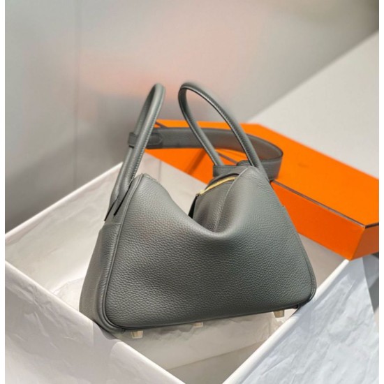 Best Replica Hermes Lindy 26 cm bag in Gris Meyer with gold hardware Fake At Cheap Price Special Grade Replica Hermes Lindy 26 cm bag in Gris Meyer with gold hardware Clone Sale