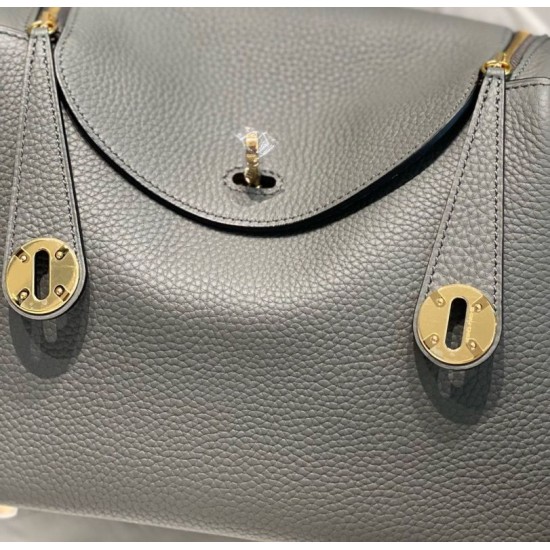 Best Replica Hermes Lindy 26 cm bag in Gris Meyer with gold hardware Fake At Cheap Price Special Grade Replica Hermes Lindy 26 cm bag in Gris Meyer with gold hardware Clone Sale