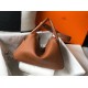 Special Grade Replica Hermes Lindy 26 cm bag in brown with gold hardware Clone Sale