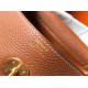 Special Grade Replica Hermes Lindy 26 cm bag in brown with gold hardware Clone Sale