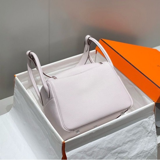 Special Grade Replica Hermes Lindy 26 cm bag in light purple with gold hardware Clone Sale