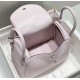 Special Grade Replica Hermes Lindy 26 cm bag in light purple with gold hardware Clone Sale