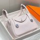 Special Grade Replica Hermes Lindy 26 cm bag in light purple with gold hardware Clone Sale