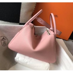 Special Grade Replica Hermes Lindy 26 cm bag in pink with gold hardware Clone Sale