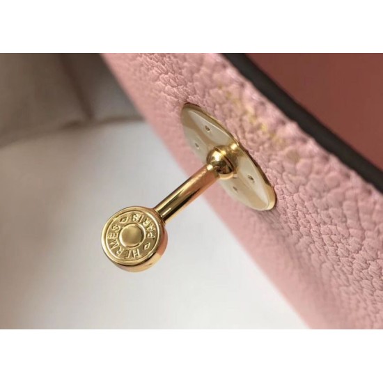 Special Grade Replica Hermes Lindy 26 cm bag in pink with gold hardware Clone Sale