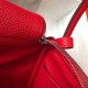 Best Replica Hermes Lindy 26 cm bag in red with gold hardware Fake At Cheap Price Special Grade Replica Hermes Lindy 26 cm bag in red with gold hardware Clone Sale