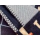 Special Grade Replica Hermes Avalon III Blanket in Blue Clone Sale