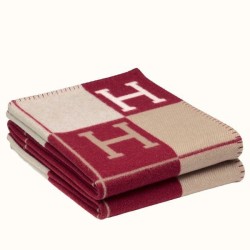 Special Grade Replica Hermes Avalon III Blanket in Red Clone Sale