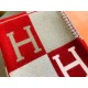 Special Grade Replica Hermes Avalon III Blanket in Red Clone Sale
