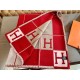 Special Grade Replica Hermes Avalon III Blanket in Red Clone Sale