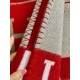Special Grade Replica Hermes Avalon III Blanket in Red Clone Sale