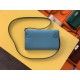 Special Grade Replica Hermes Kelly Classique Wallet To Go Epsom Blue Clone Sale