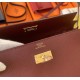Special Grade Replica Hermes Kelly Classique To Go Wallet in Epsom Burgundy Clone Sale