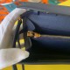 Special Grade Replica Hermes Kelly Classique To Go Wallet in Epsom Dark Blue Clone Sale