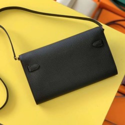 Best Replica Hermes Kelly Classique To Go Wallet in Epsom Black Fake At Cheap Price Special Grade Replica Hermes Kelly Classique To Go Wallet in Epsom Black Clone Sale